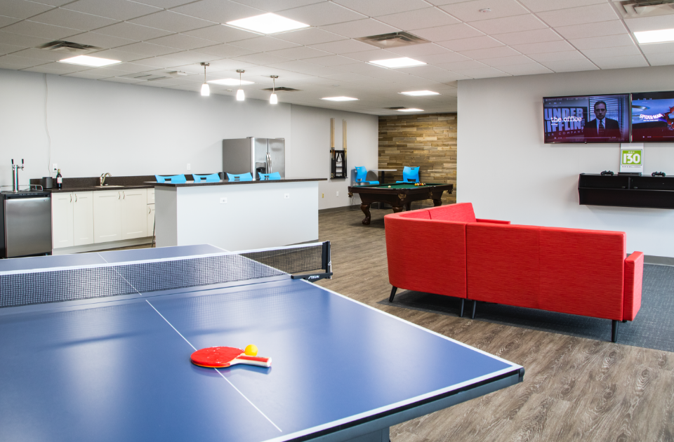 Recreation Room at 130 Building Downtown Dayton